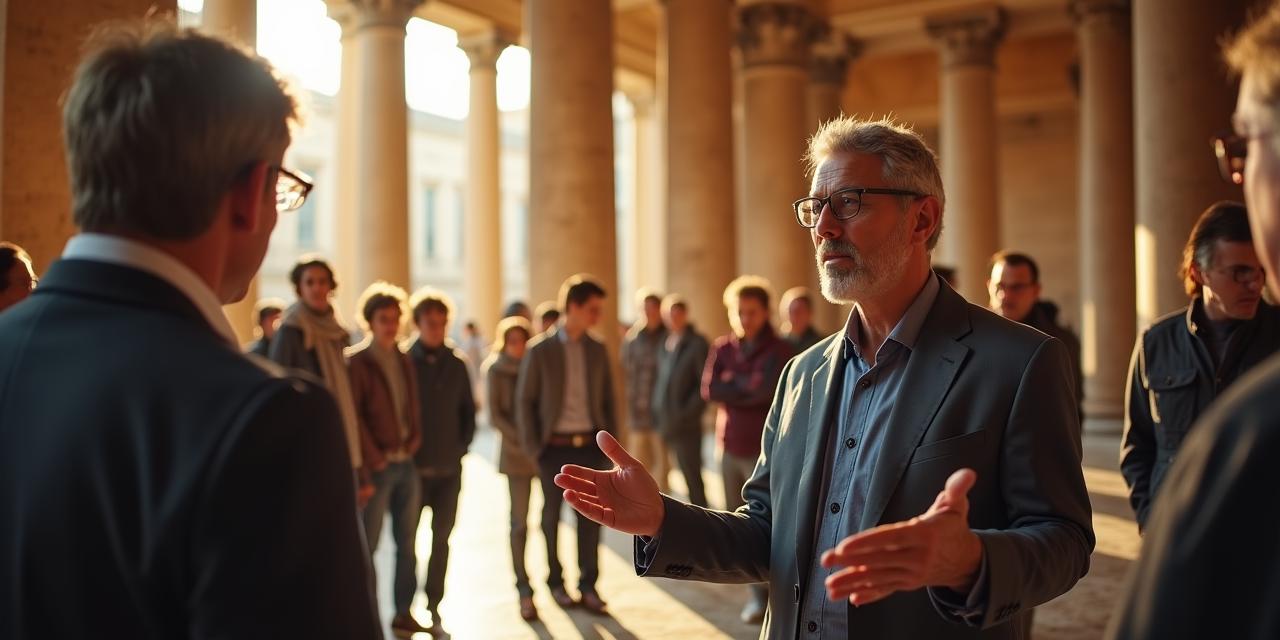 Studenti e studiosi analizzano antichi reperti romani